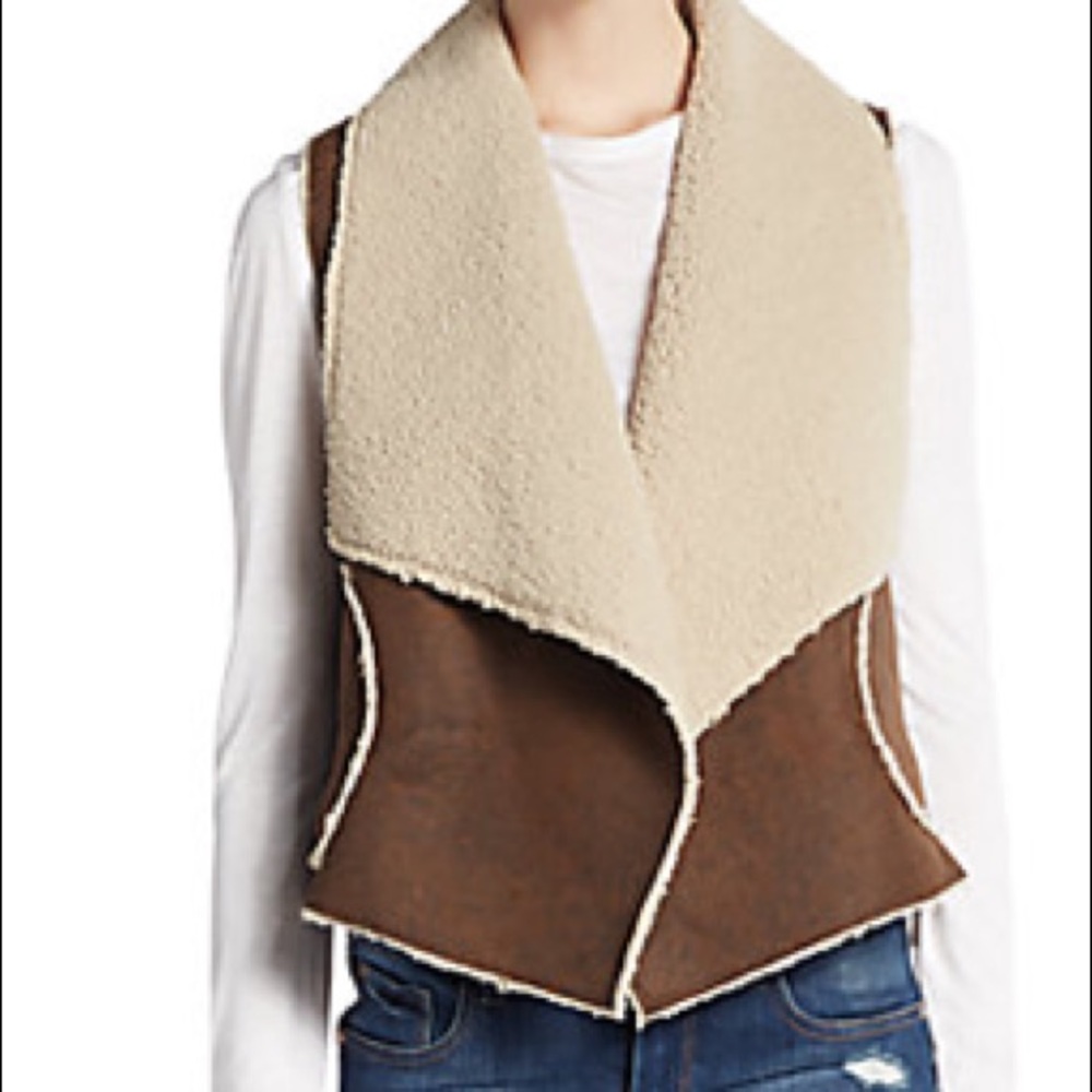 Shearling vest